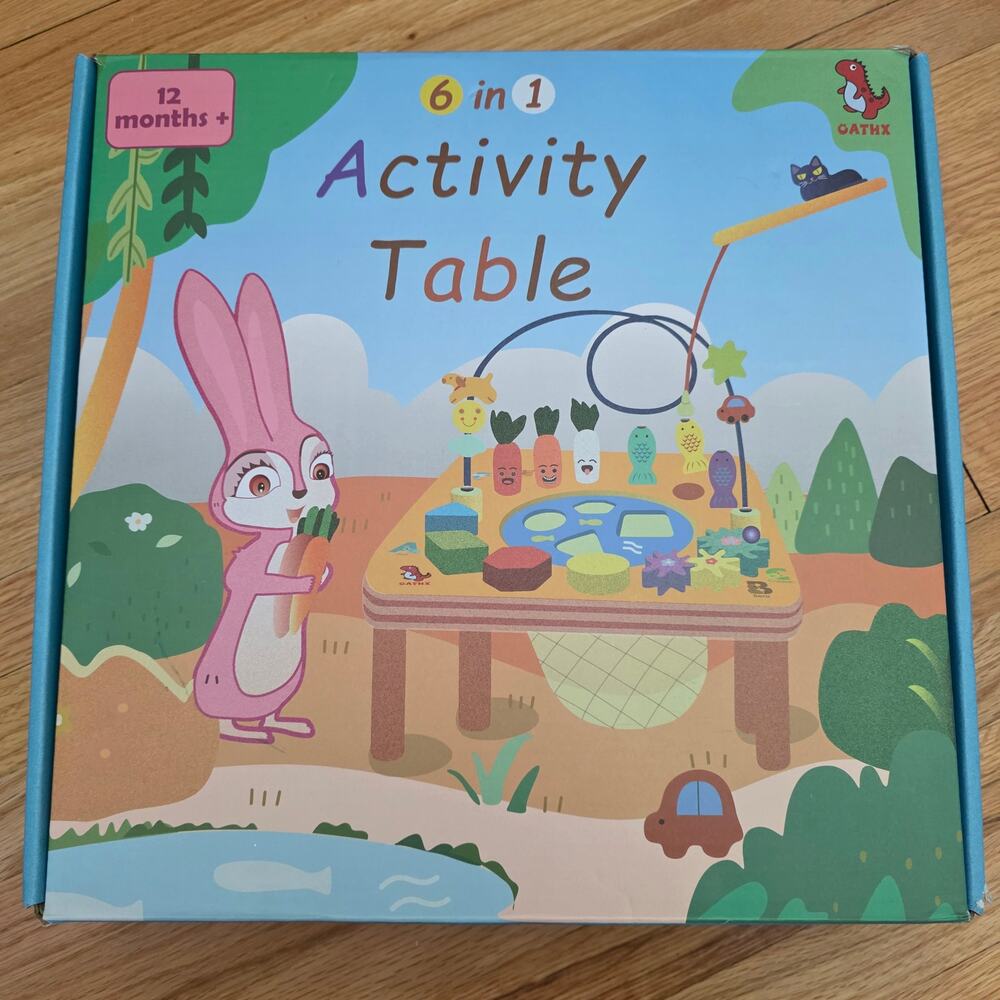 NIB OATHX  6in 1 activity table for 12+ mo